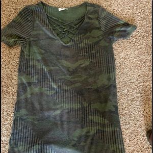First Love camo shirt